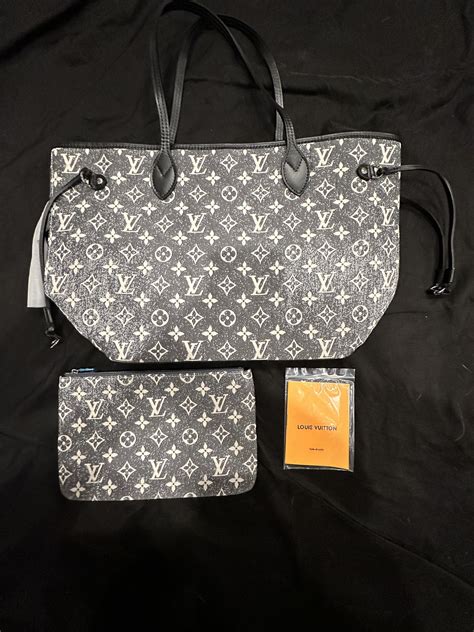 new louis vuitton neverfull|Louis Vuitton denim Neverfull.